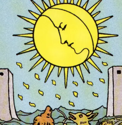 la luna, arquetipos del tarot y yoga nidra